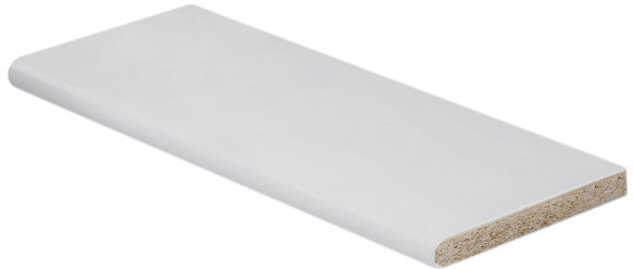 Biuro Styl Parapet wewnętrzny 30 cm biały połysk