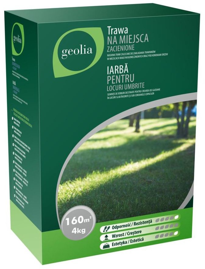 GEOLIA Nasiona trawy do miejsc zacienionych 4kg Geolia