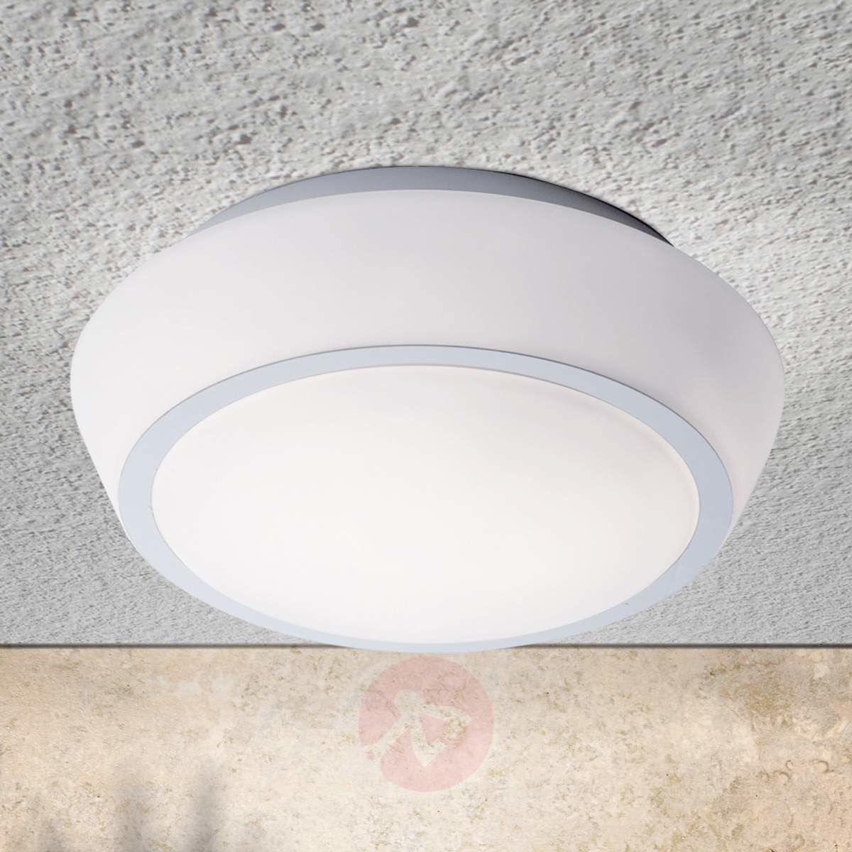 Orion Szklana lampa sufitowa PIA z IP44, 30 cm