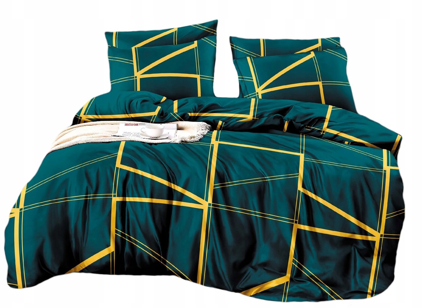 Pościel 160x200 Dwustronna Bawełna + 2x Poszewka