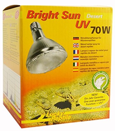 Lucky Reptile Bright Sun UV Desert, metalowa lampa parowa do oprawy E27 z promieniowaniem UVA i UVB