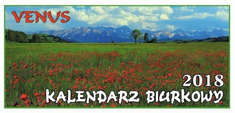 Beskidy Kalendarz 2018 Biurkowy B5 Venus