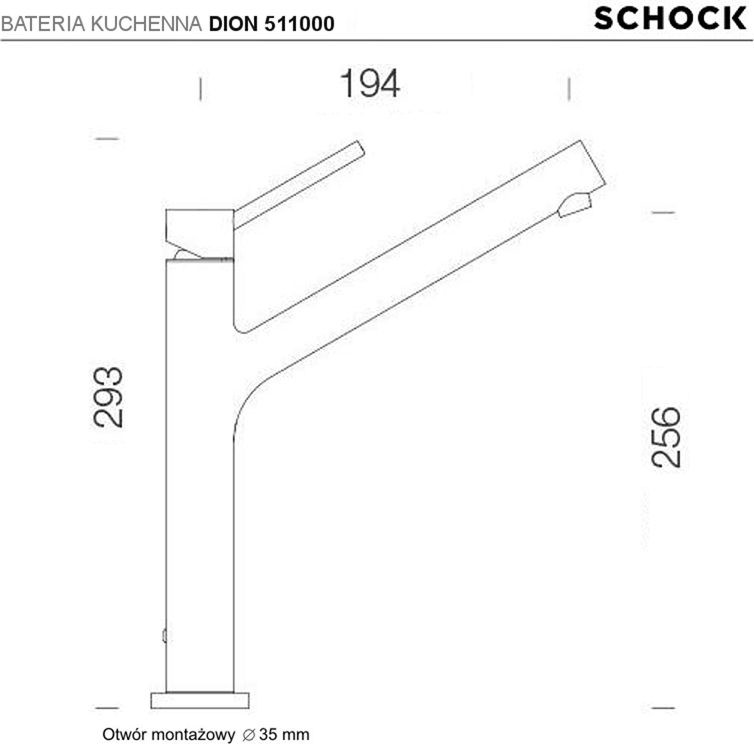 Schock Bateria DION 510000 WHITE GOLD jasne złoto DIO-510000-WHI-GOL