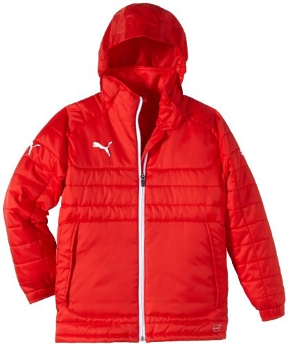 Puma Stadium Jacket kurtka stadionowa, dziecięca, czerwony 653978 01_Red/White_164 (653978 01_Red/White_152)