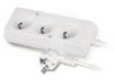 PLAST-ROL Listwa zasilająca PLAST-ROL Przedłużacz 3-gniazda z/u 10A 3m biały PS-370 W-97474) W-97475