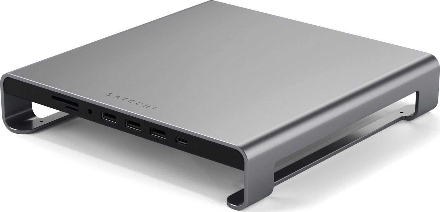 Satechi Satechi Aluminium Monitor Stand 4-portowy USB 3.0 Type-C ST-AMSHM ST-AMSHS