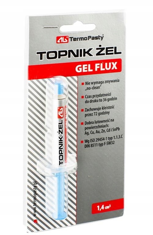 Topnik Lutowniczy W Żelu Gel Flux Smt Rma 1,4ml Ag