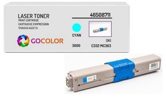 GOCOLOR Toner do oki C332dn MC363dn MC363dnw 46508711 Cyan