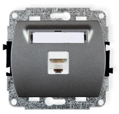 Karlik Mechanizm gniazda komputerowego pojedynczego 1xRJ45 TREND 11GK-1