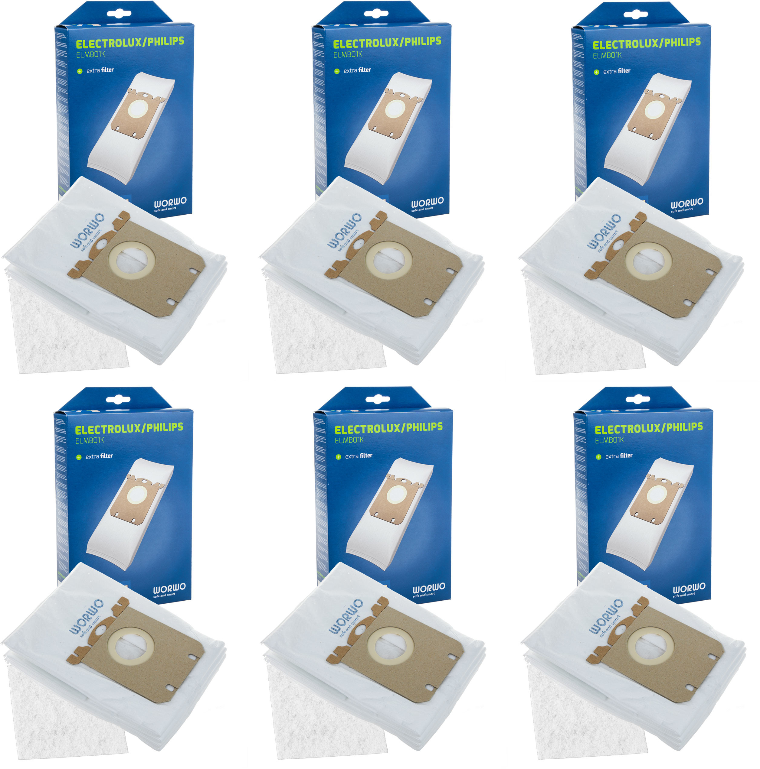 Electrolux Worki Do Odkurzacza Philips E201B 24SZT