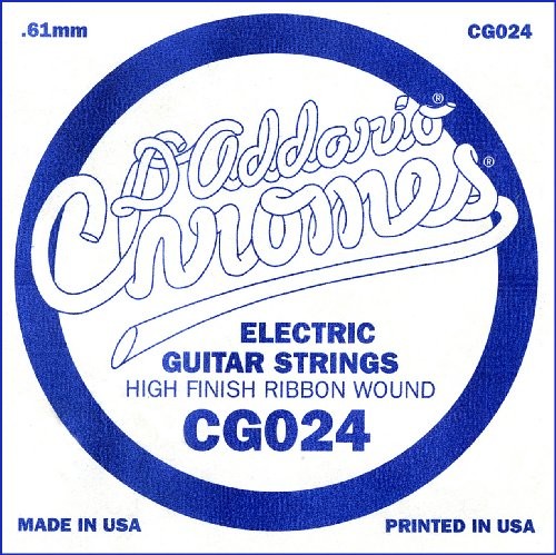 D'Addario cg024 chrom-Bass einzelsaiten 0,06 cm (.024 cala) CG024