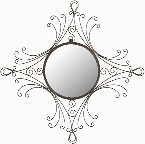 Safavieh zwolniony eum3009 a lustro, metal, miedź, 71 x 80.01 cm EUM3009A