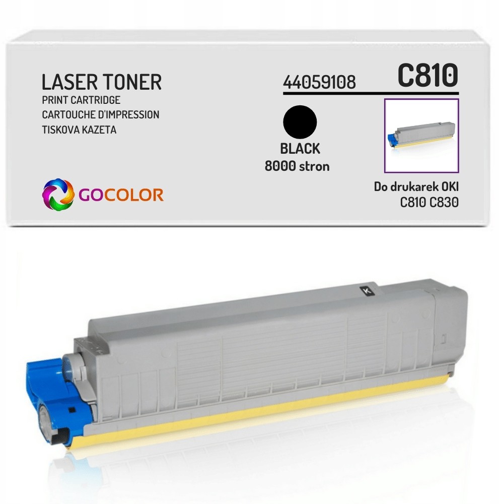 Toner zamiennik do Oki C830n 44059108 Black