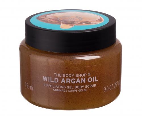 The Body Shop Wild Argan Oil Exfoliating Gel Body Scrub peeling do ciała 250 ml