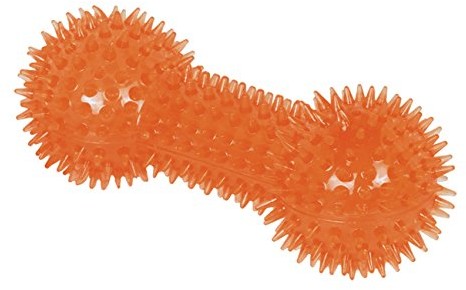 Nobby sztanga TPR wypustkami, 15 cm, pomarańczowy
