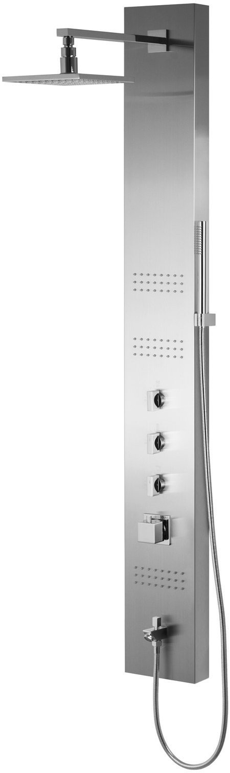 Corsan Panel prysznicowy Neo S060 z termostatem i wylewką S-060TW NEO