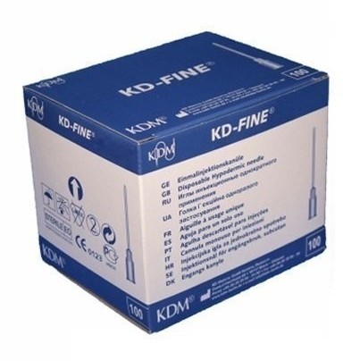 KD Medical KDM Fine igły iniekcyjne jednorazowe użytku 100 szt. 0.8x16mm | Nowy sklep, ponad 1000 promocji! NN-SKD-AI08-003