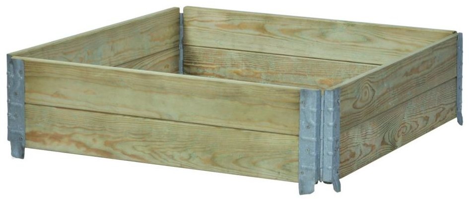 Sobex Warzywnik / skrzynka ogrodowa 80 x 80 x 20 cm wzniesiona grządka