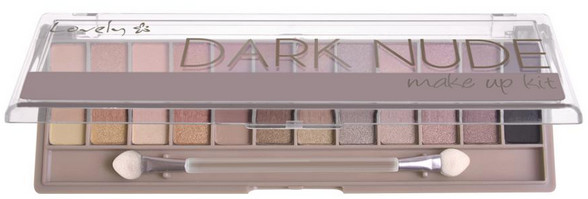 Lovely Lovely Paleta 12 Cieni Dark Nude Make Up Kit LOV-1141