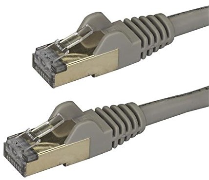 StarTech . com Cat6 a kablem Ethernet  ekranowany (STP)  2 m  kolor szary, 6 aspat2mgr 6ASPAT2MGR