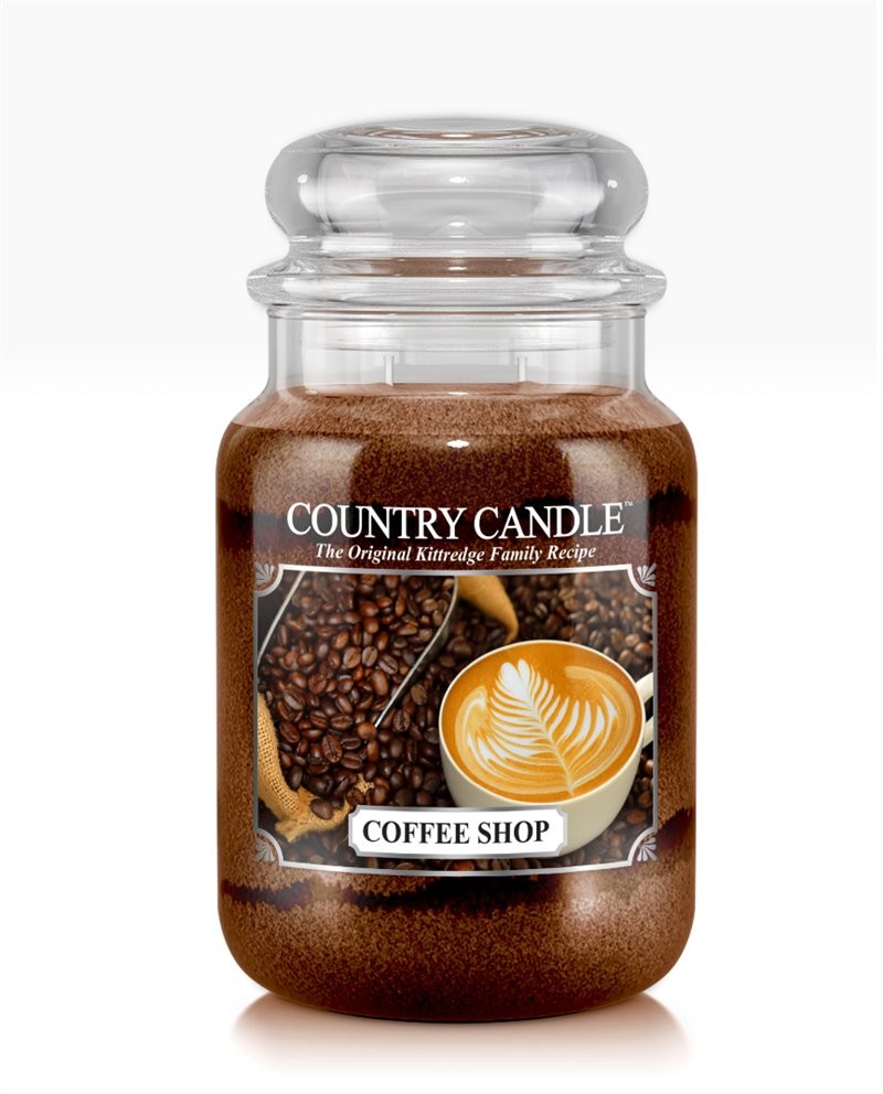 Country Candle Country Candle, Coffee Shop, świeca zapachowa, duży słoik, 2 knoty