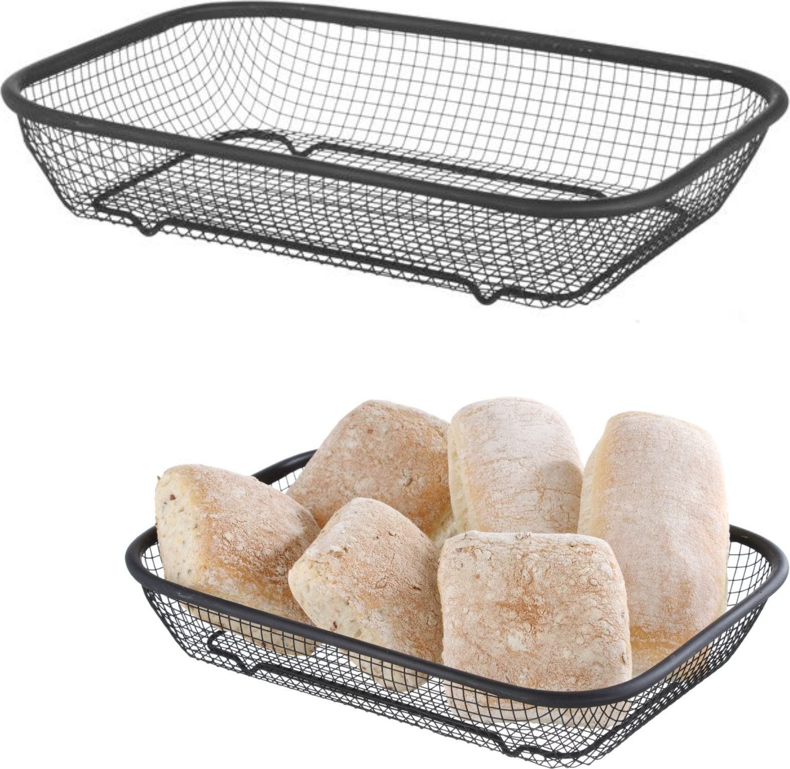 Hendi Koszyk druciany do serwowania pieczywa chleba bułek 310x125x55 mm 425565