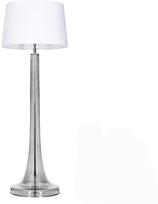 4concepts Lampa podłogowa Zurich Transparent Black L213282259 Mega rabat w koszyku