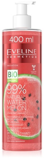 Eveline Hydrożel Watermelon 99% nawilżająco-kojący 400ml