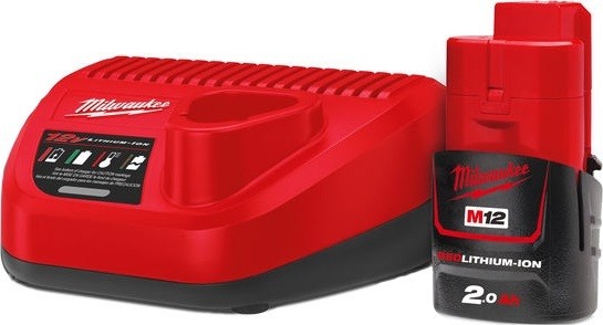 Milwaukee Elektronarzędzia Bezprzewodowe Aku Akumulator z ładowarką NRG Pack M12 NRG-201