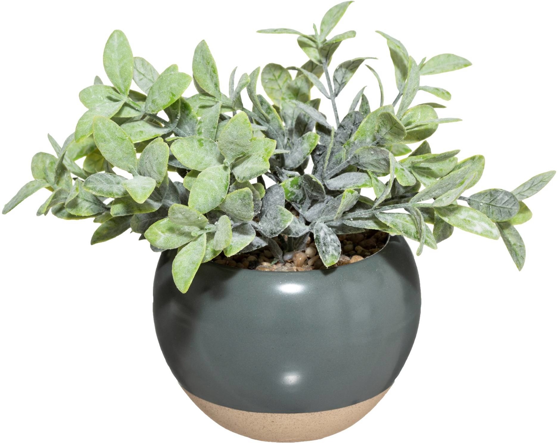 Atmosphera Sztuczna roślina 12,5 cm szara doniczka 179305-grey