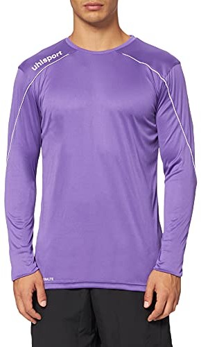 uhlsport uhlsport Męska koszulka STREAM 22 LANGARM, liliowa/biała, M 4051309772644