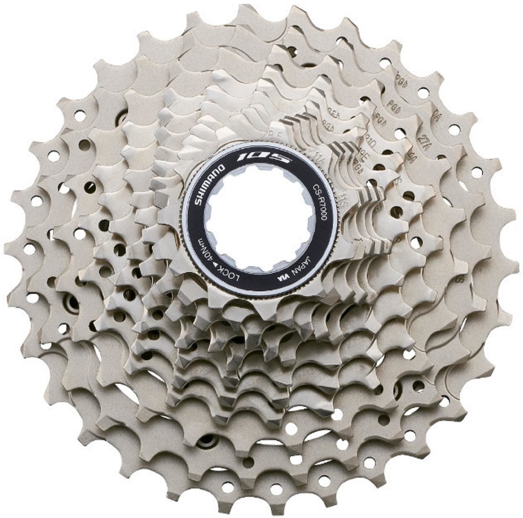 Shimano Kaseta rowerowa 105 CS-R7000 11-rzędowa 11x32 Unisex