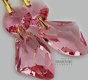 Swarovski Arande piękne długie kolczyki ROSE COSMO 2083295630