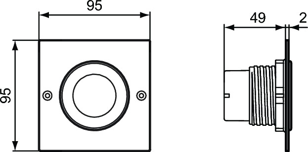 Ideal Standard ProSys Przycisk spłukujący stal nierdzewna R0135MY