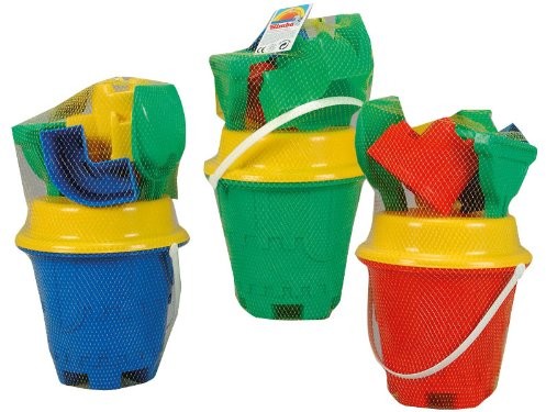 Simba Wader Quality Toys  komplet 107113717  zamek wiadro-, 3-sortowane