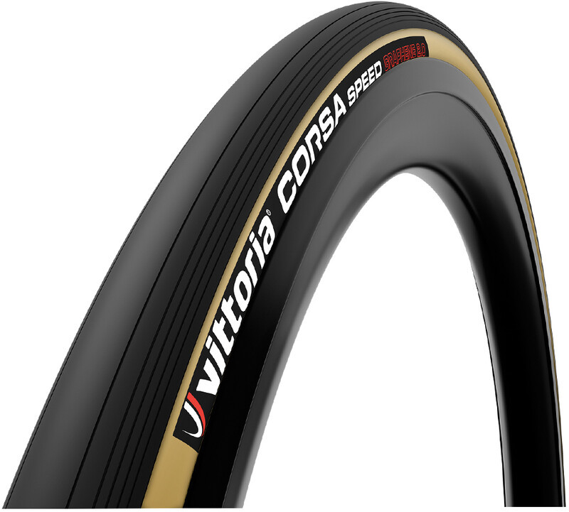 Vittoria Corsa Speed Tubular Tyre 700x25C Graphene 2.0, beige 25-622 | 700x25c 2021 Opony szosowe 471207