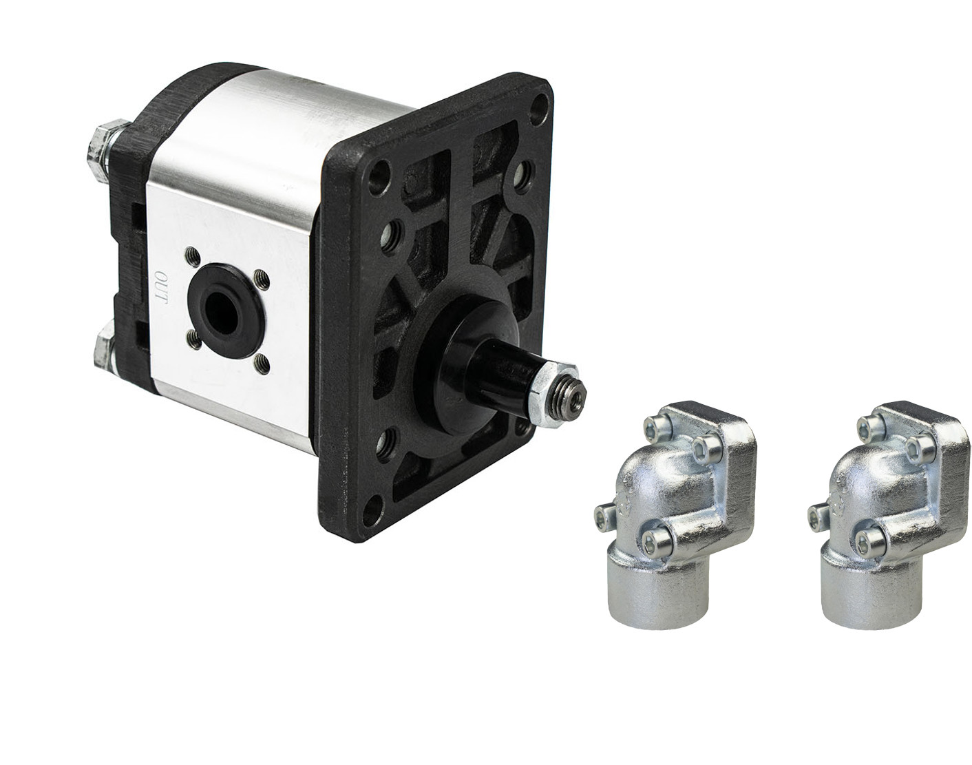 PRESKO Pompa hydrauliczna zębata PRESKO 6cm3/obr. Grupa 2 ZESTAW  z przyłączami ZYP2FC006B06;DRA 1/2 35 kwadrat[2]