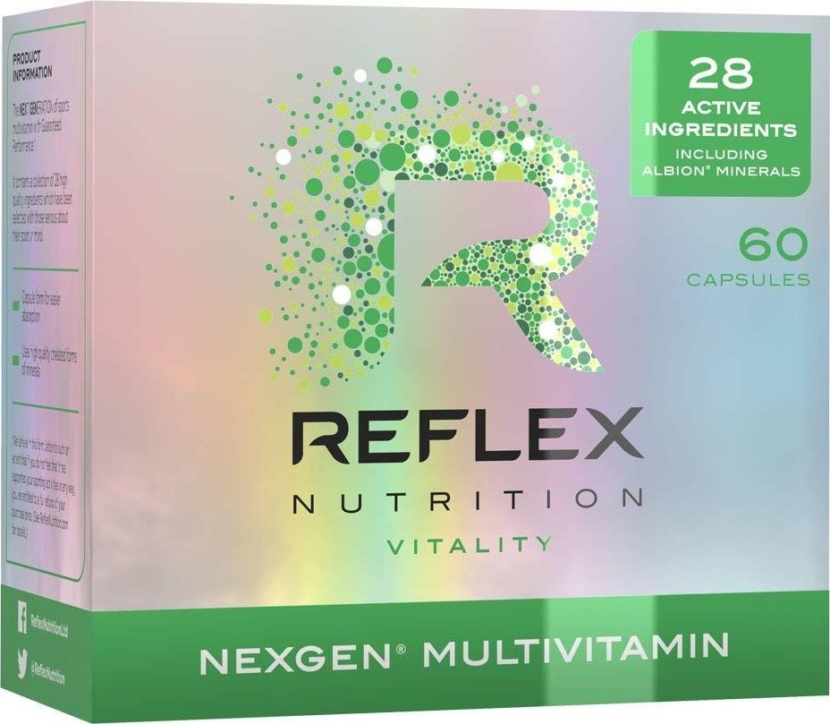 Reflex Nutrition Reflex Nutrition Reflex Nutrition Nexgen Sports Multivitamina 60 kapsułek P33802