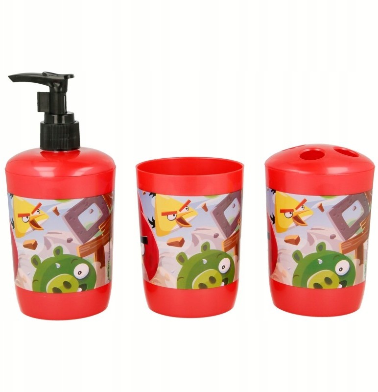 Angry Birds - Zestaw łazienkowy dla dzieci