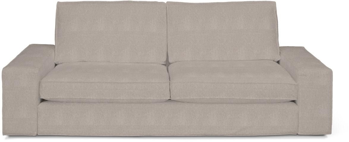 Dekoria Pokrowiec na sofę Kivik 3-osobową nierozkładaną beżowo-szary Sofa Kivik 3-osobowa nierozkładana Etna 703-705-09