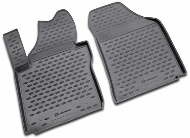 Element Element EXP.NLC.51.19.210k Premium antypoślizgowe dywaniki gumowe do Volkswagena Caddy-rok: 07-20, czarne, dopasowanie EXP.NLC.51.19.210k