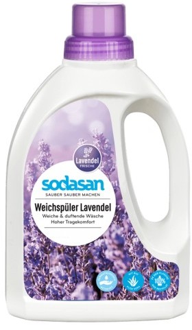 Sodasan Płyn do płukania ekologiczny, lawendowy 750 ml -