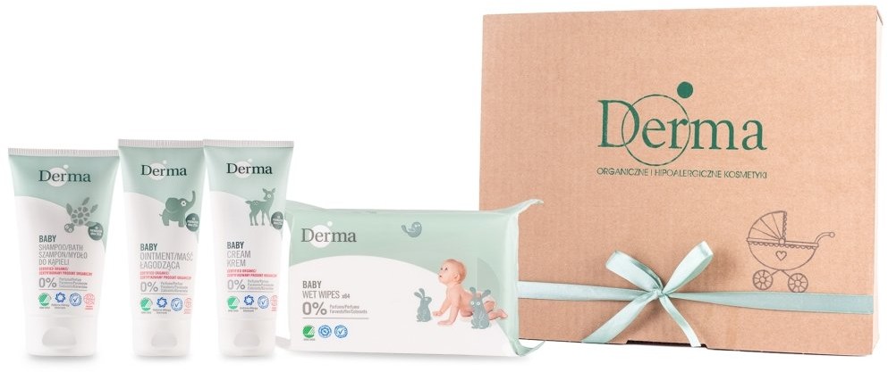 Derma Eco Derma Baby Wspaniały wyprawkowy zestaw do pielęgnacji ciała