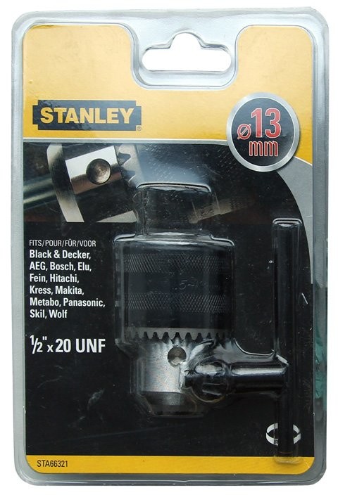 Stanley Uchwyt wiertarski kluczykowy 13mm z kluczykiem STA66321 STA66321