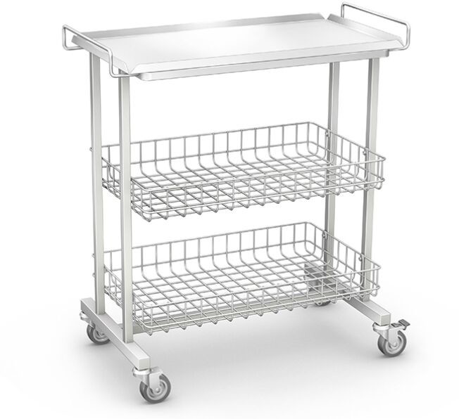 Ztm Tech-med C-01/A-KO wózek oddziałowy ze stali kwasoodpornej C-03-B2K-66-KO