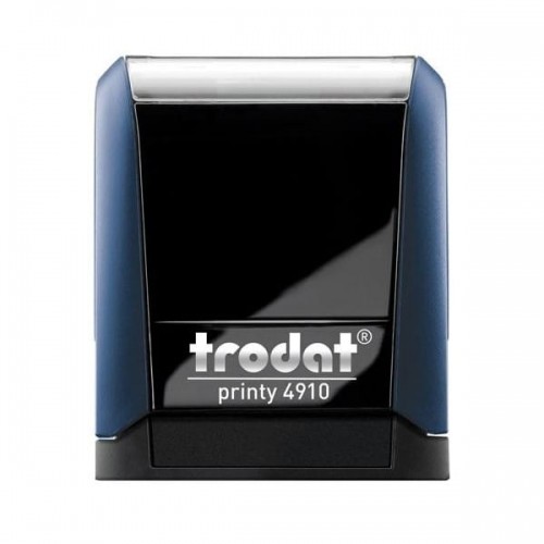 Trodat Pieczątka automat 4910 niebieska - poduszka czarna 26X9mm /TRE-4910NIWCA/ UN190-1
