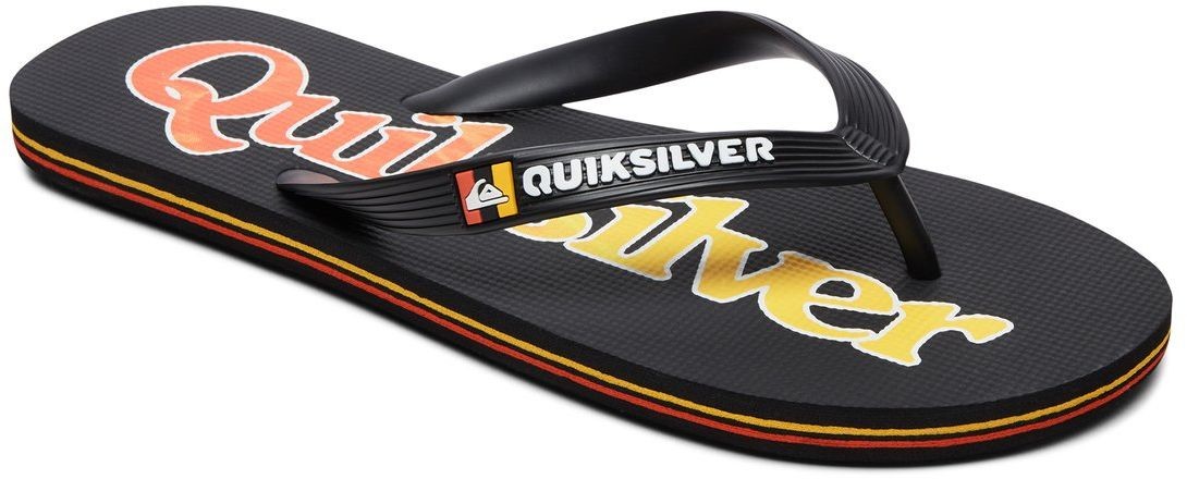 Quiksilver japonki męskie MOLOKAI WORDMARK FINELINE Black/Black/Yellow XKKY