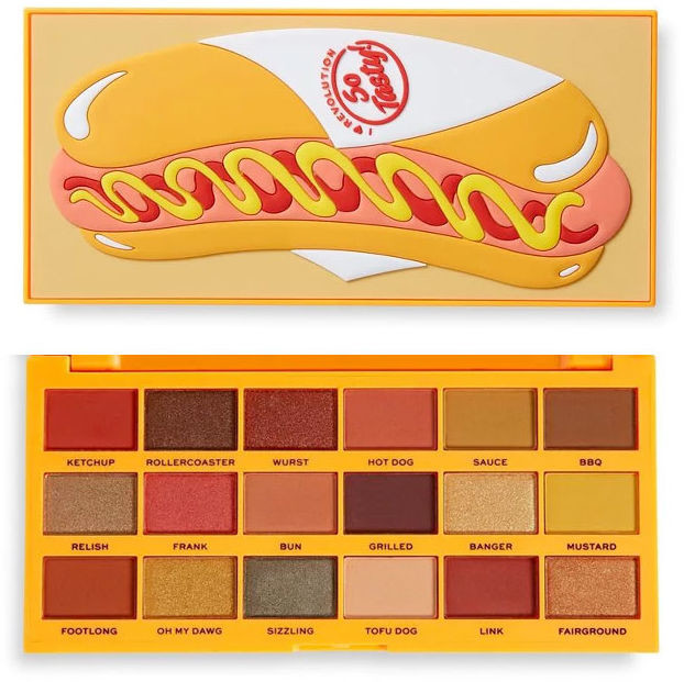 Makeup revolution Makeup Revolution Tasty Palette Hot Dog Paleta Cieni do Powiek MUR-0071