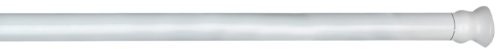 Wenko WENKO Teleskopowy drążek prysznicowy, wysuwany drążek do zasłony prysznicowej do zaciskania  bez wiercenia, bardzo stabilny,  2,8 cm, z nierdzewnego i trwałego aluminium, 70  115 cm, biały 19203100