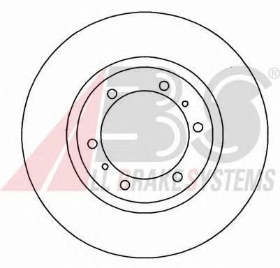 ABS All Brake Systems ABS 16671 tarcze hamulcowe - (opakowanie zawiera 2 tarcze hamulcowe) 16671